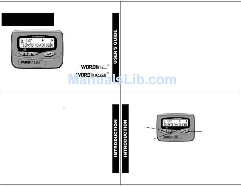 Motorola WORDline User manual