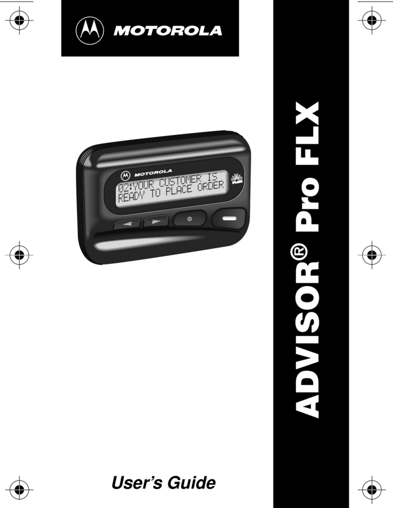 Motorola Pro FLX User manual
