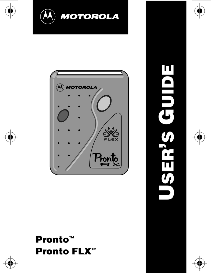 Motorola Pronto FLX User manual