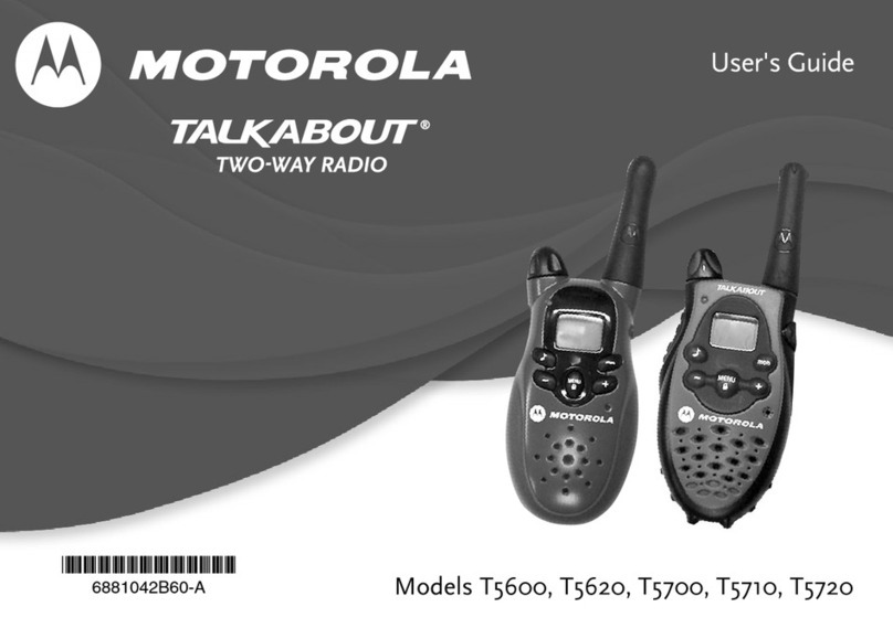 Motorola Talkabout T5600 User manual