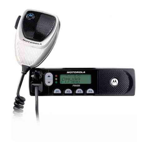 Motorola Radius PM400 User manual