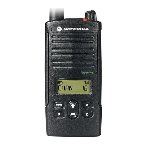 Motorola RDU4160d user guide Motorola RDU4160d user guide