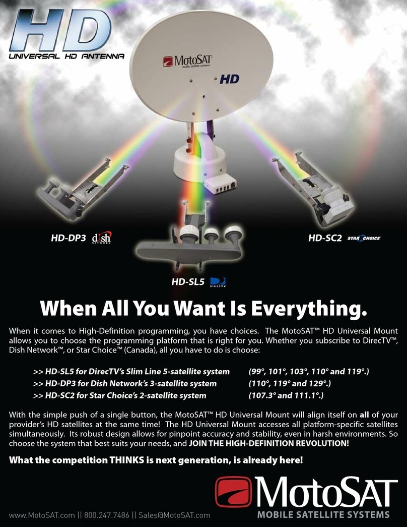 MotoSAT D-DP3 Specification sheet