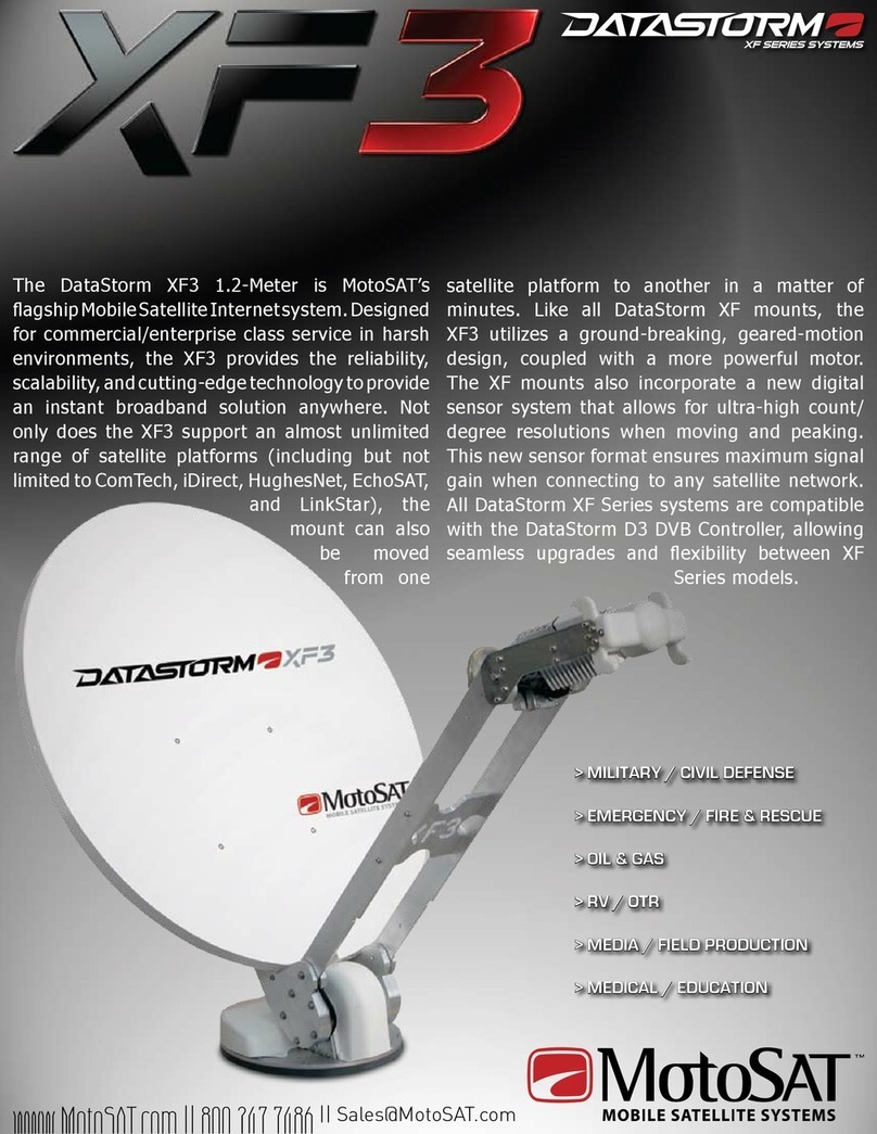 MotoSAT DataStorm XF3 Brochure & specs