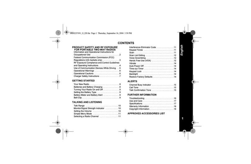 Motorola XTL446 User manual