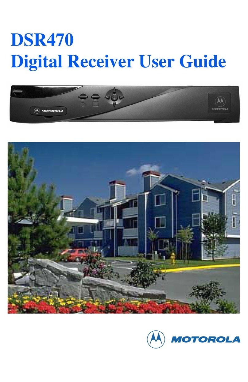 Motorola DSR-470 User manual