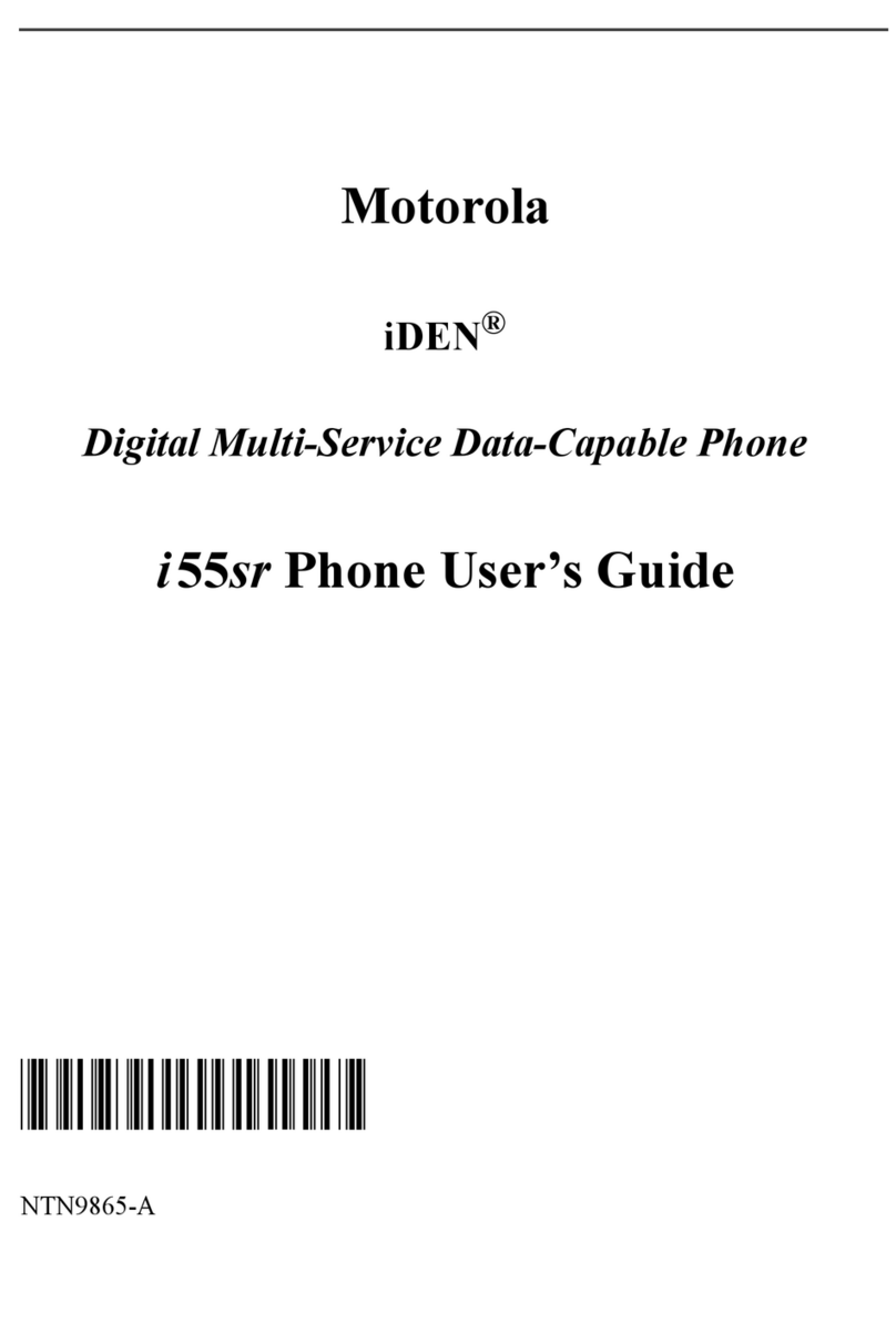 Motorola i55sr User manual