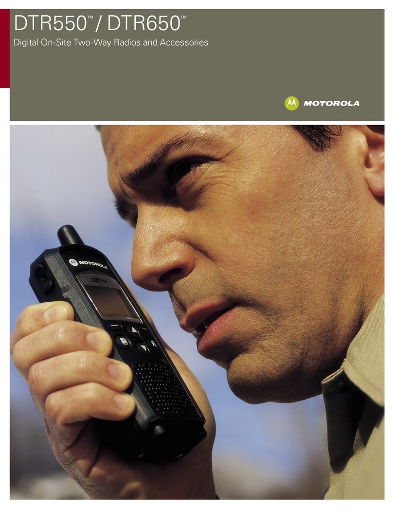 Motorola DTR550TM User manual