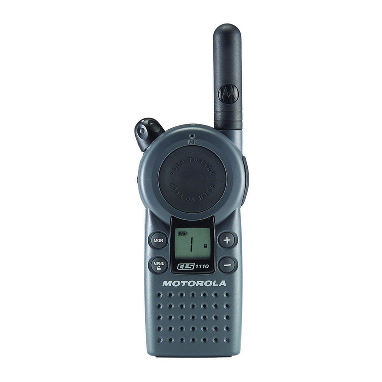Motorola CLS1110 user guide