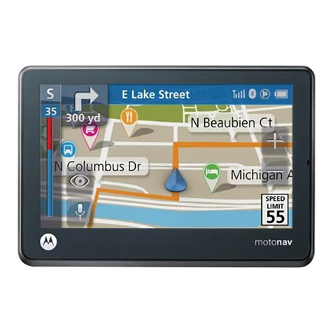 Motorola MOTONAV TN500 Series User manual
