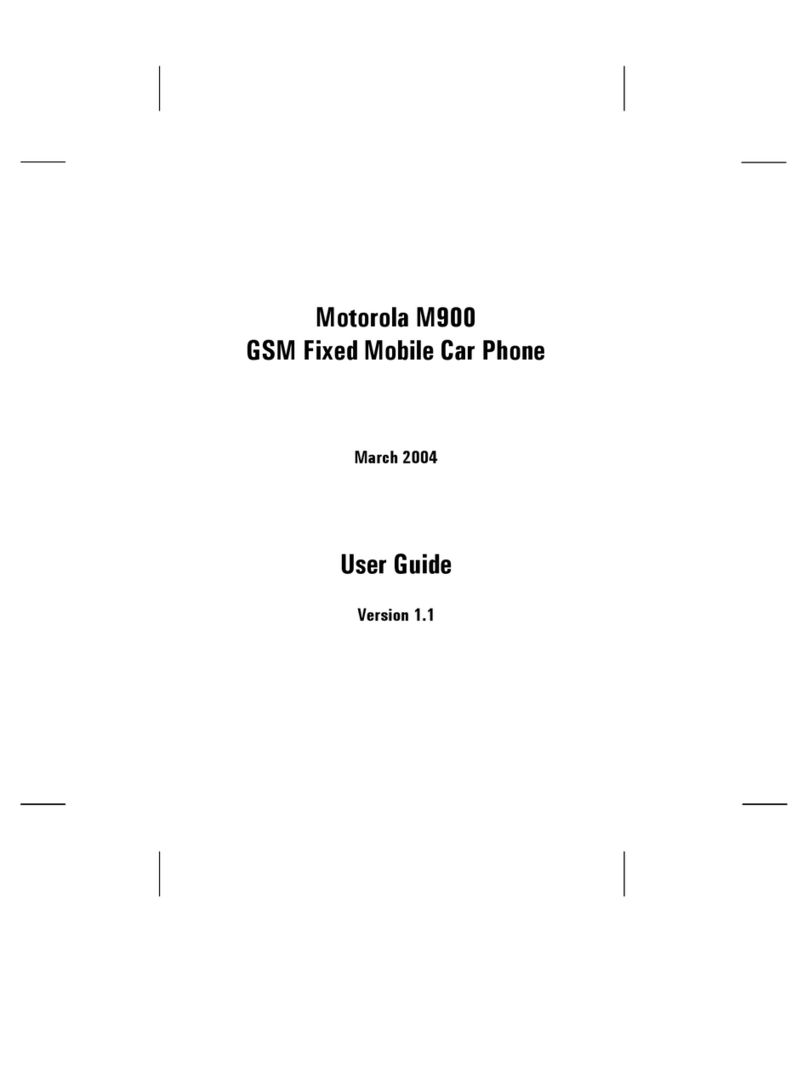 Motorola M900 User manual
