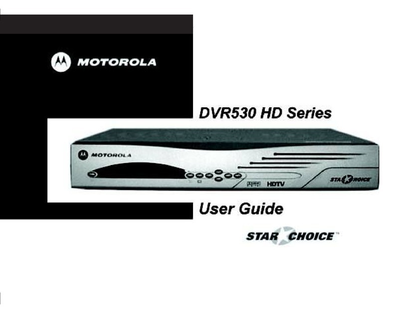 Motorola DVR530 User manual