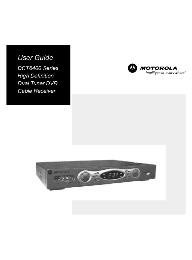 Motorola DCT6400 Series User manual
