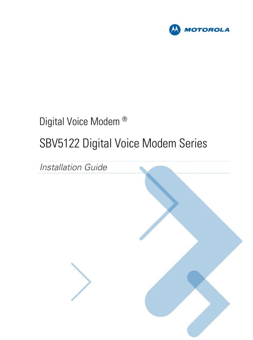 Motorola SURFboard SBV5122 User manual