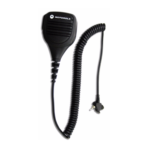 Motorola PMMN4015 User manual