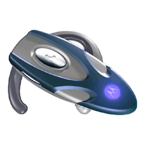 Motorola HS820 - Headset - Over-the-ear User manual