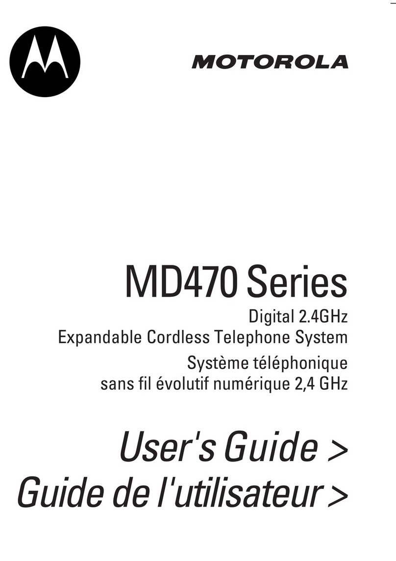 Motorola MD470 Series User manual