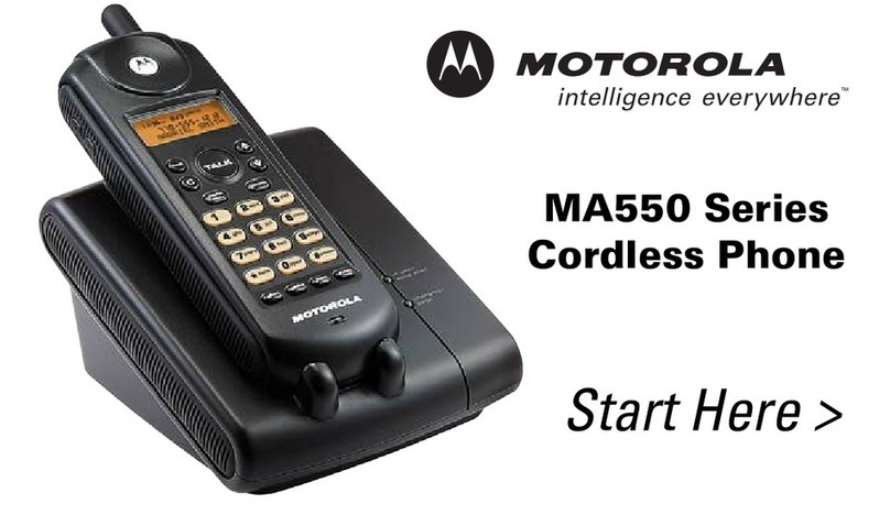 Motorola MA550 Series Instruction Manual