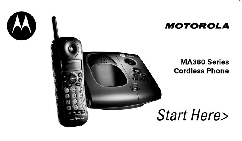 Motorola MA360 Series Instruction Manual