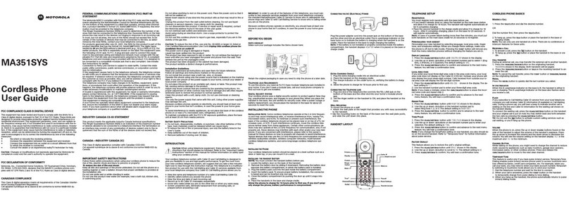 Motorola MA351SYS User manual