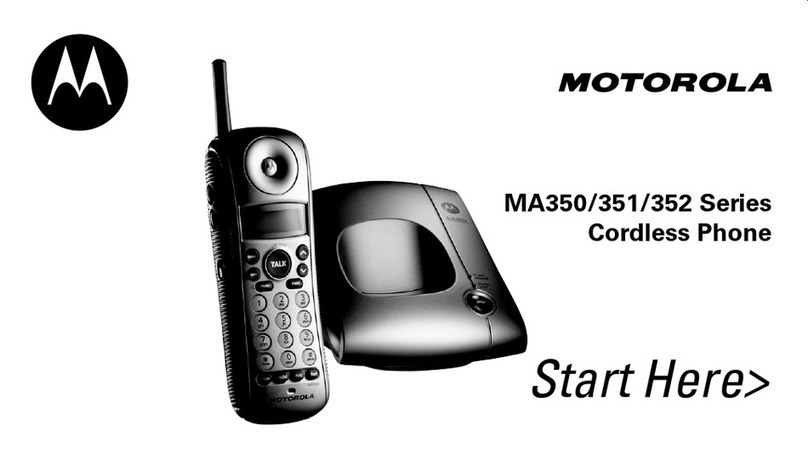 Motorola MA350 Series Instruction Manual