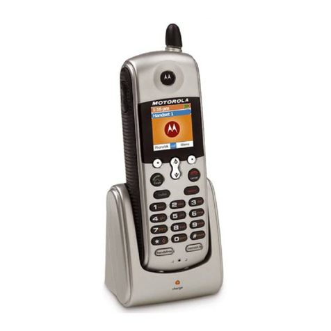 Motorola SD4502 - System Expansion Cordless Handset... User manual