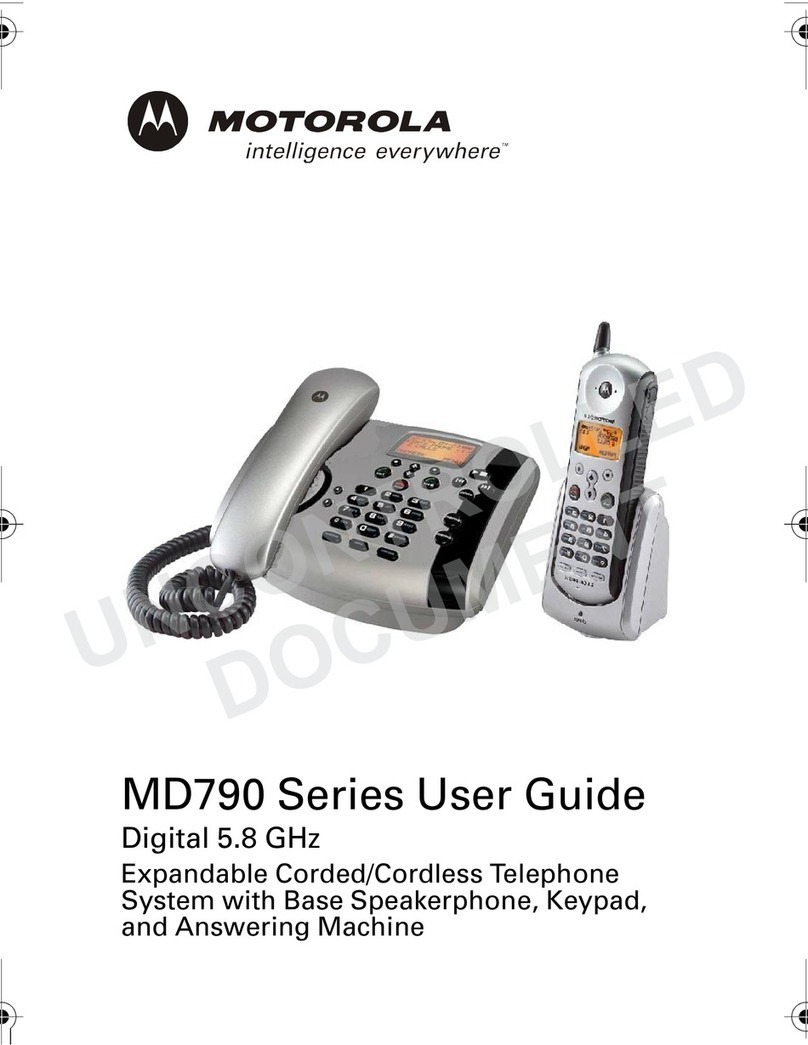 Motorola MD790 Series User manual