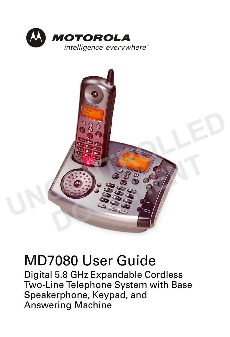 Motorola MD7080 User manual