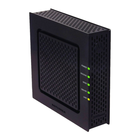 Motorola SB6120 - SURFboard - 160 Mbps Cable Modem User manual