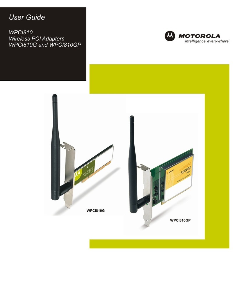 Motorola WPCI810G User manual