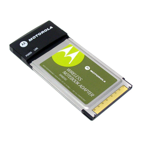 Motorola WN825G User manual