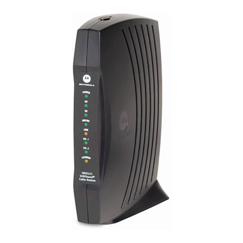 Motorola SBV5121 User manual