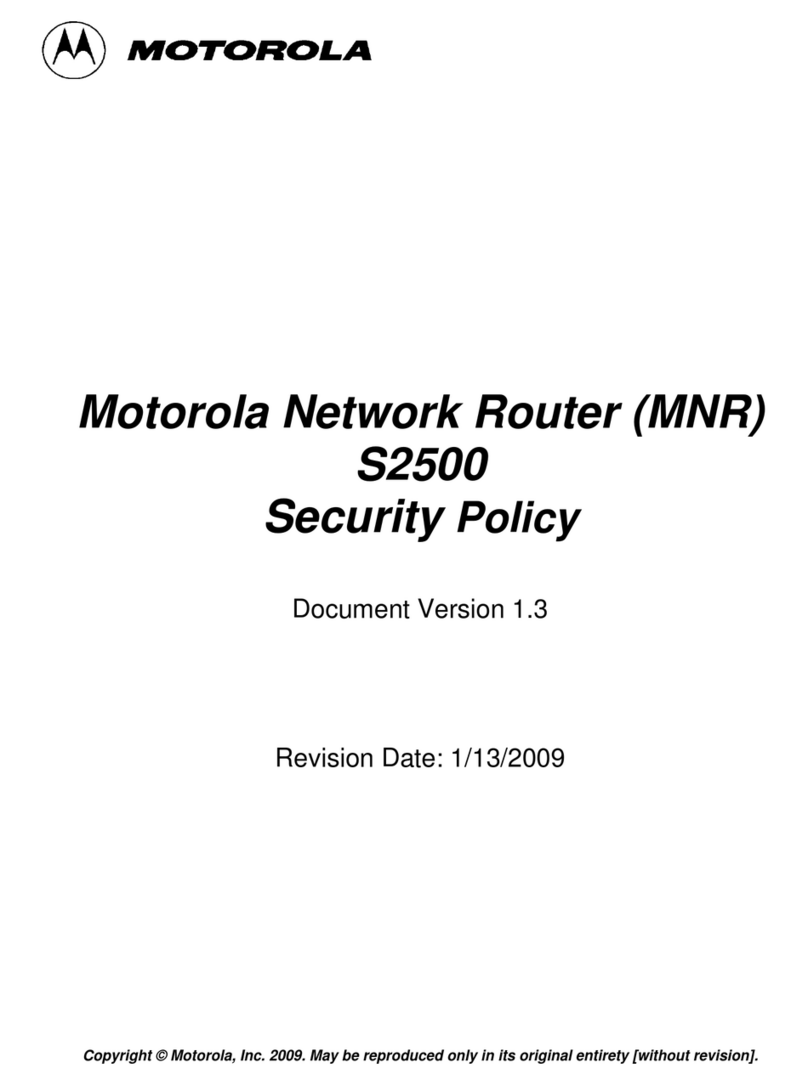 Motorola S2500 Security guide