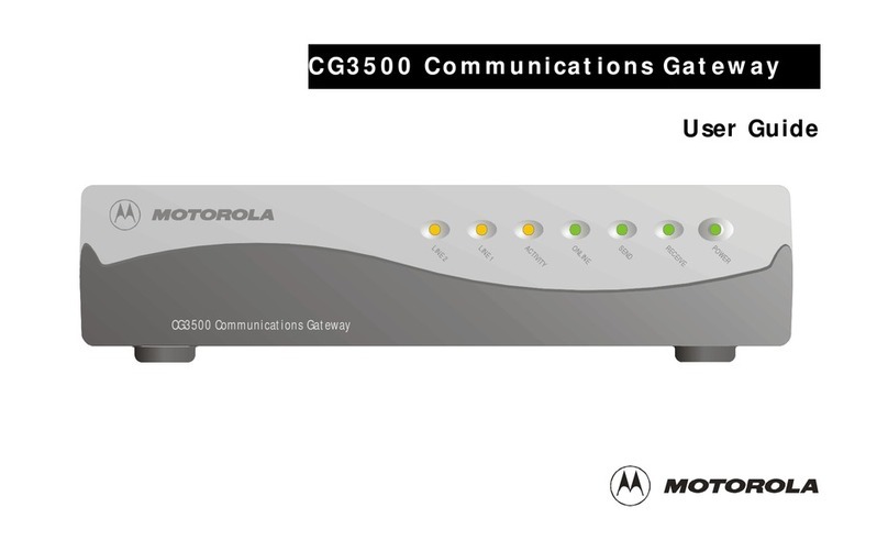 Motorola CG3500 User manual