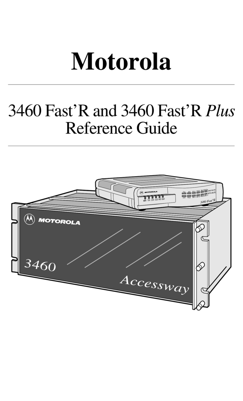 Motorola 3460 Fast'R User manual
