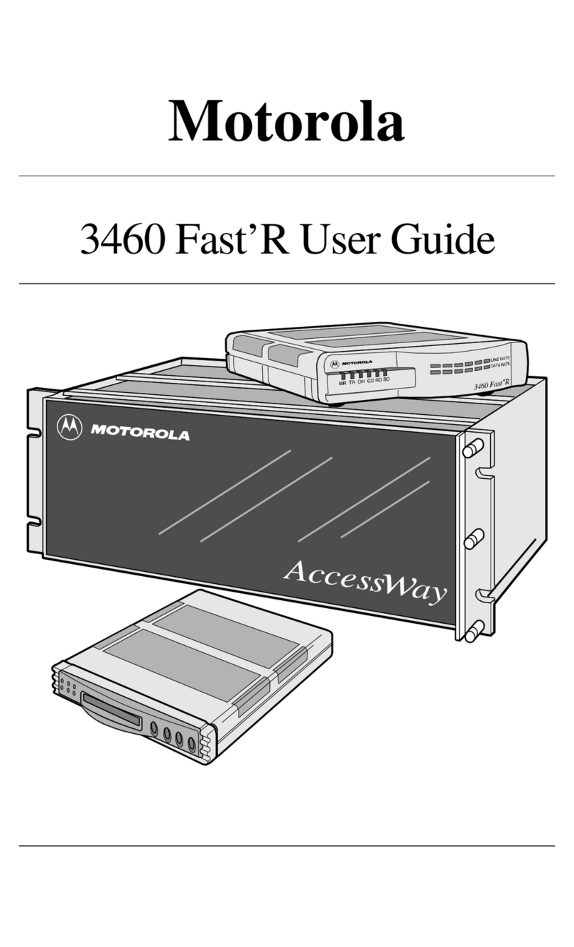 Motorola 3460 Fast'R User manual