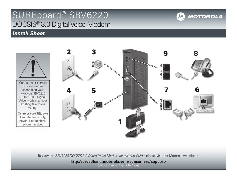 Motorola SURFboard SBV6220 User manual