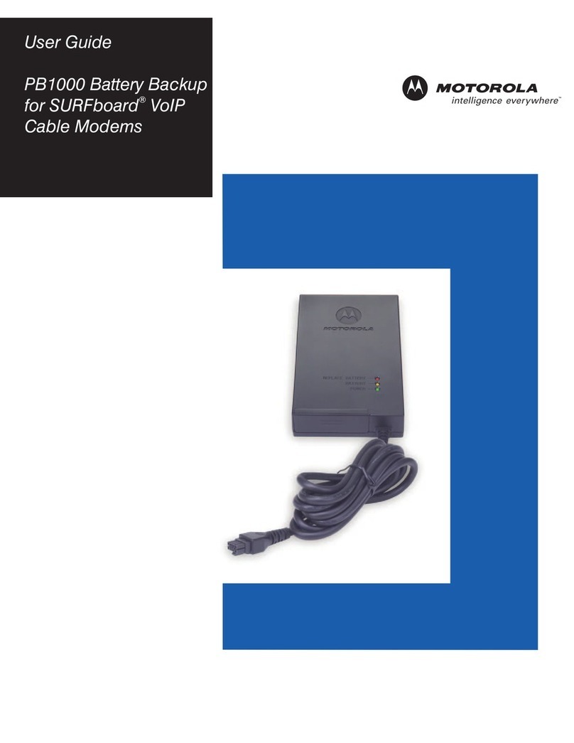 Motorola SURFBOARD PB1000 user guide