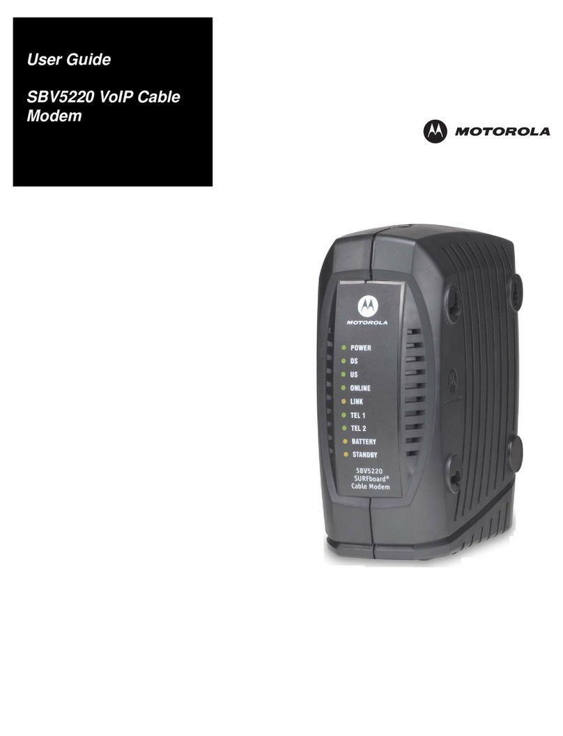 Motorola SBV5220 User manual
