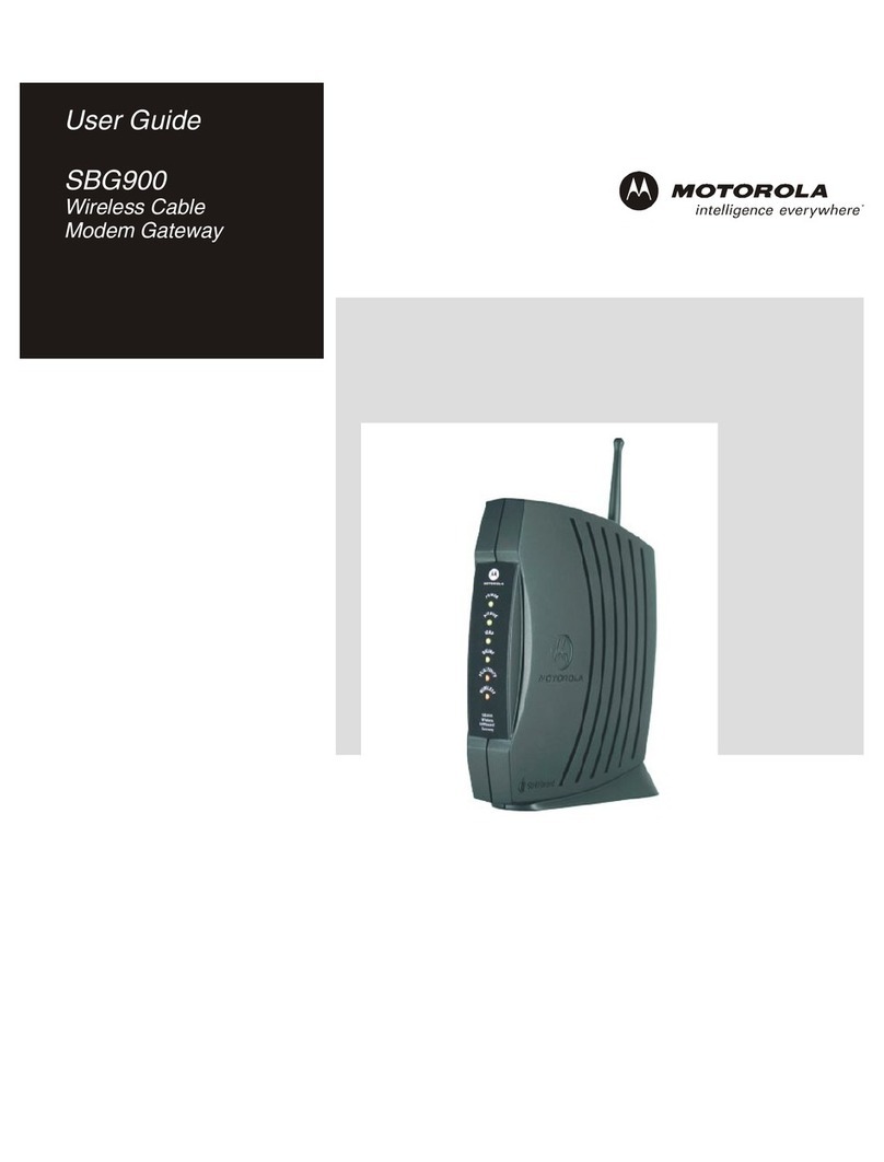 Motorola SURFboard SBG900 User manual