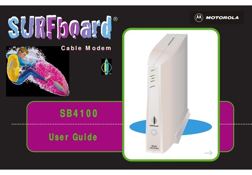 Motorola SURFboard SB4100 user guide