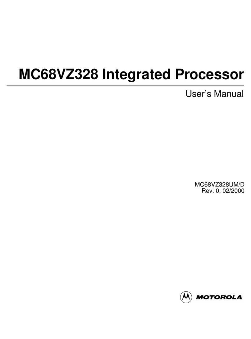 Motorola MC68VZ328 User manual