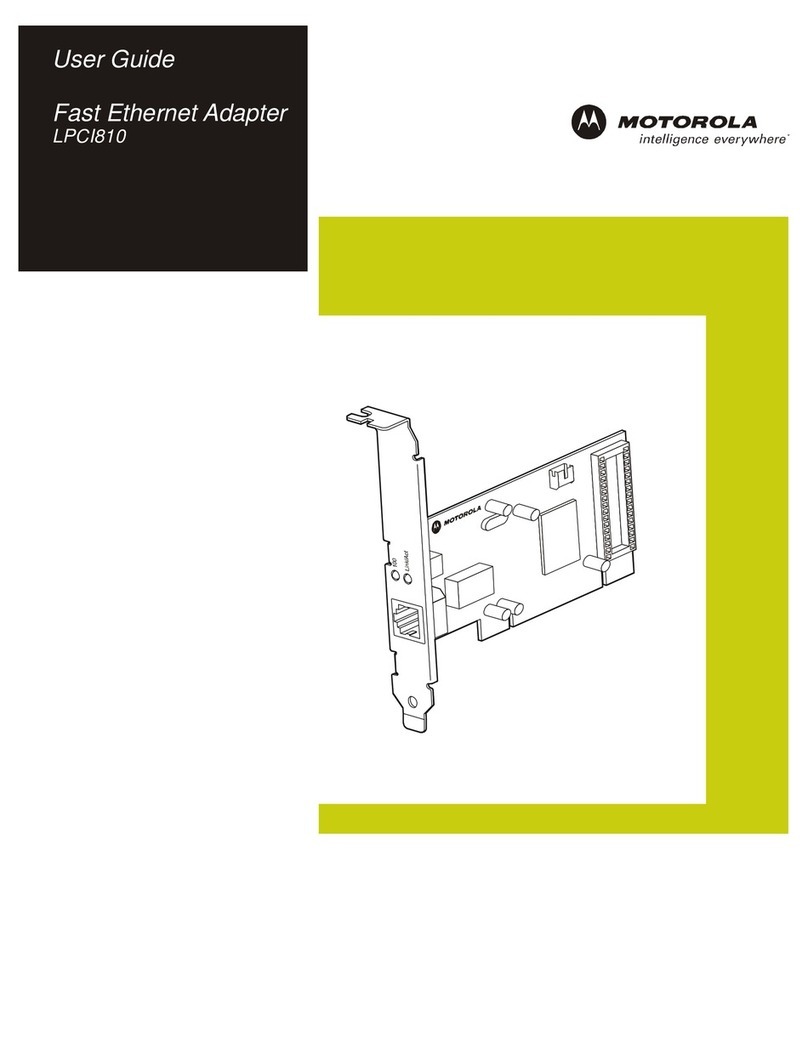 Motorola LPCI810 User manual Motorola LPCI810 User manual