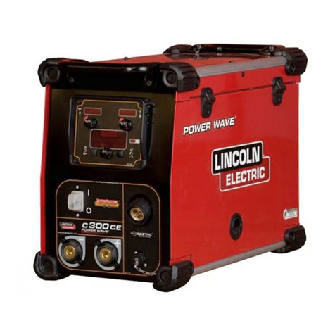 Lincoln Electric POWER WAVE C300 CE Operator's manual Lincoln Electric POWER WAVE C300 CE Operator's manual