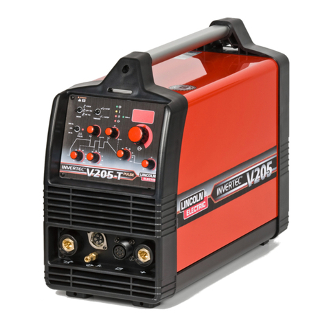 Lincoln Electric INVERTEC V205-T AC/DC TIG Operator's manual