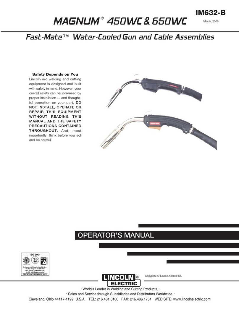 Lincoln Electric MAGNUM IM632-B Operator's manual