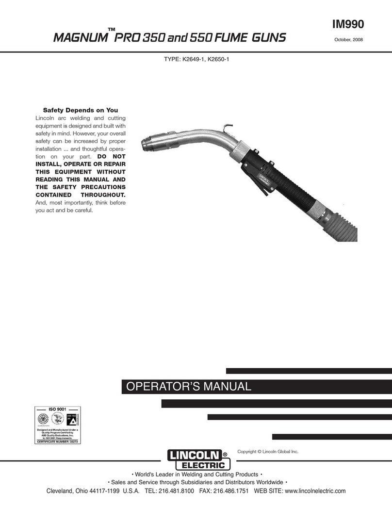 Lincoln Electric MAGNUM 350 user manual