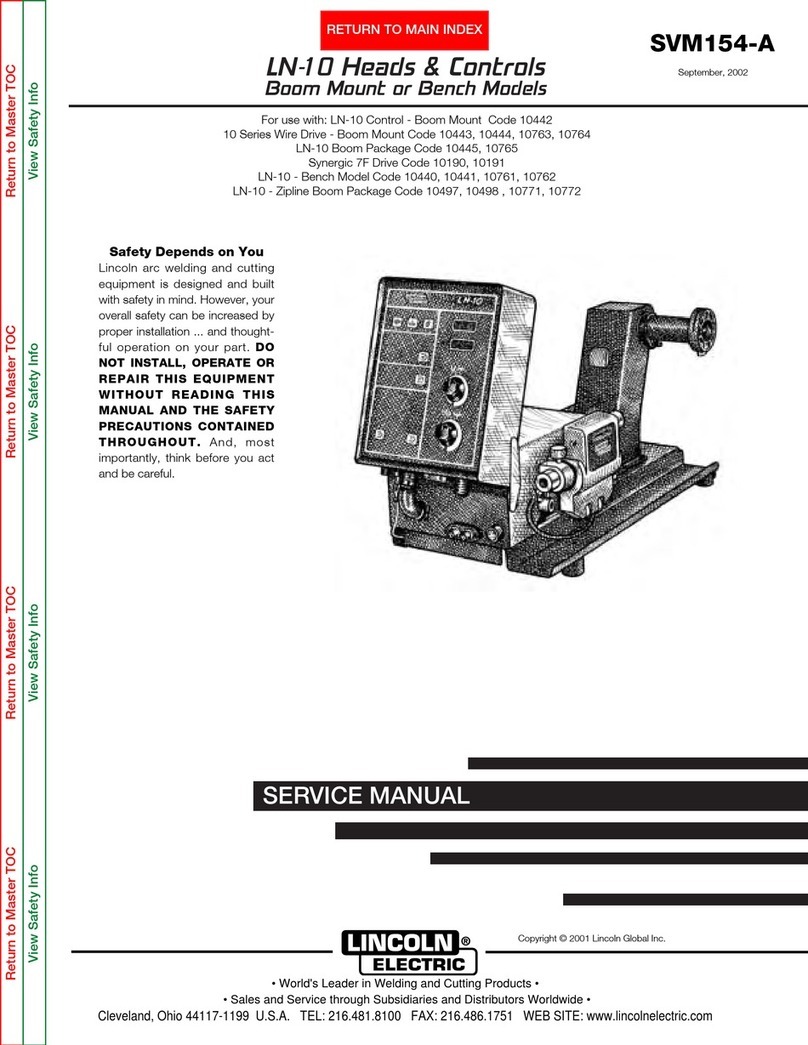 Lincoln Electric SVM154-A Service manual