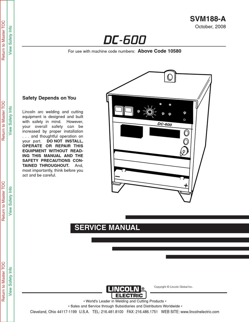 Lincoln Electric SVM188-A Service manual