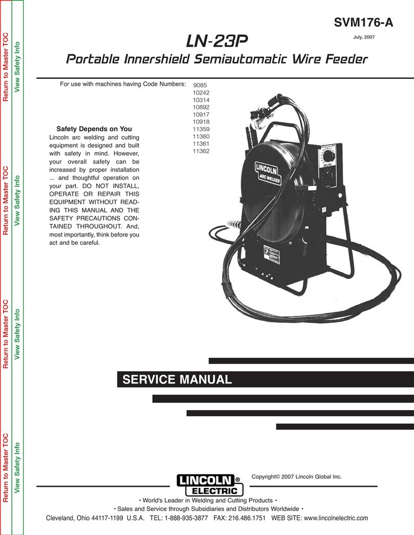 Lincoln Electric SVM176-A Service manual